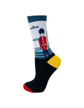 Mens Guard Tower Bridge Ankle Socks