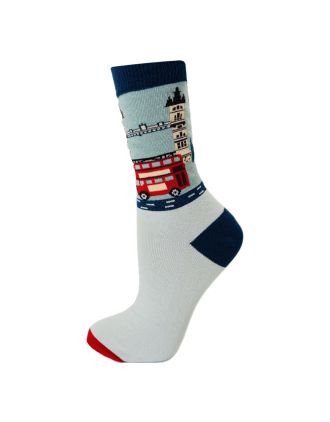 Mens London Bus - Bridge Ankle Socks