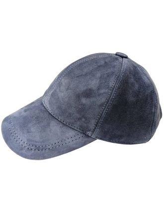 Suede Light Blue Baseball Cap