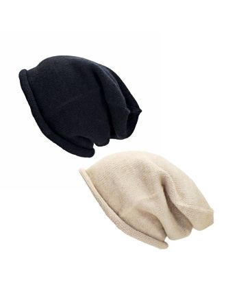 Assorted Plain Slouch Beanies