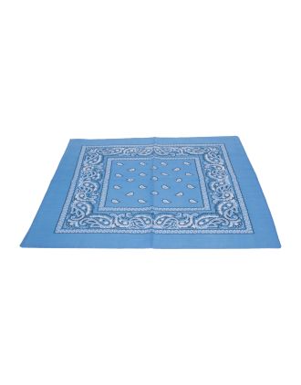 Designs on Light Blue Bandana - BND-018