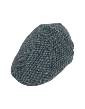 Tweed Charcoal Grey Six Panel Cap