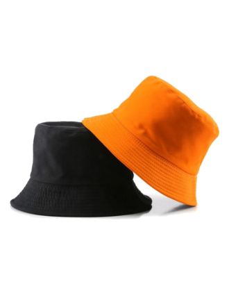 Reversible Orange Bucket Hats