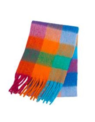 Orange Sea Dawn Design Scarf 