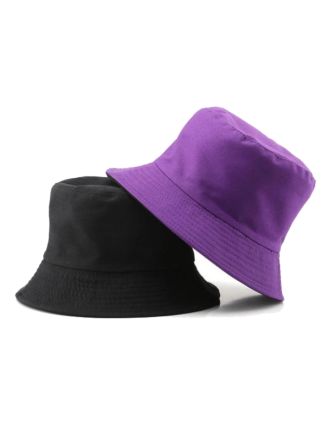 Reversible Purple Bucket Hats