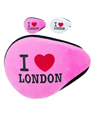 Macahel Novelty Souvenir I Love London Ear Warmers Unisex