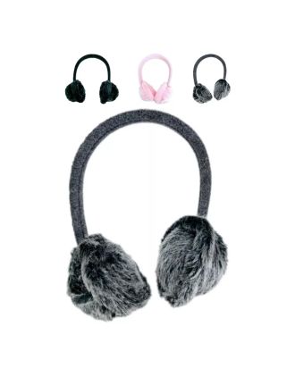 Macahel Plain Colour Fluffy EarMuffs for Ladies and Girls