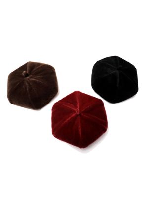 Suede Plain Colours French Beret