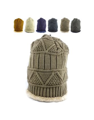Assorted Cable Knitted Slouch Beanie