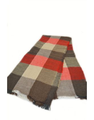 Unisex Wool blend Multi colour check design scarves SC-003
