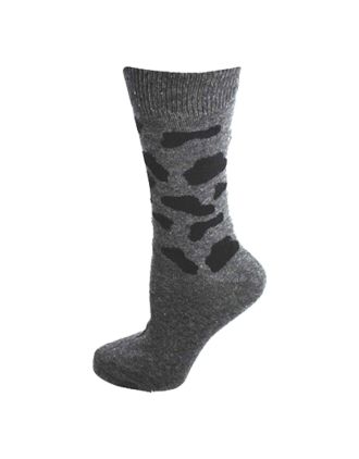 Ladies Cow Design Assorted Ankle Socks