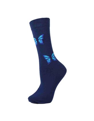 Butterflies Design Assorted Women Ankle Socks