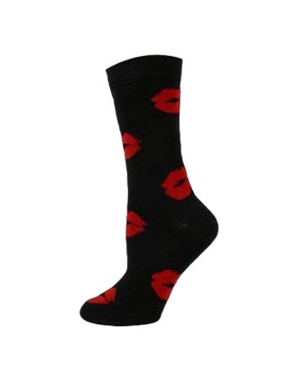 Lips on Black Women Ankle Socks