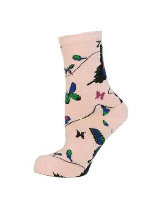 Butterfly Assorted Design Women Ankle Socks