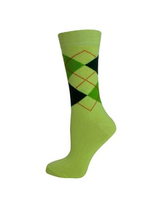Women's Argyle Assorted Light Coloured Ankle Socks