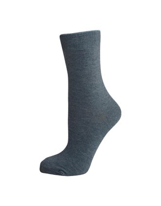 Ladies Plain Assorted Coloured Ankle Socks
