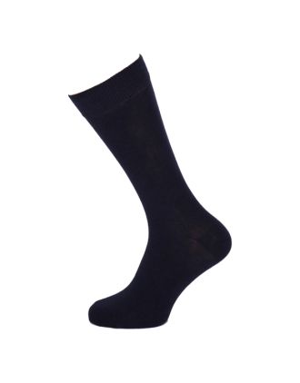 Ladies Plain Black Ankle Socks