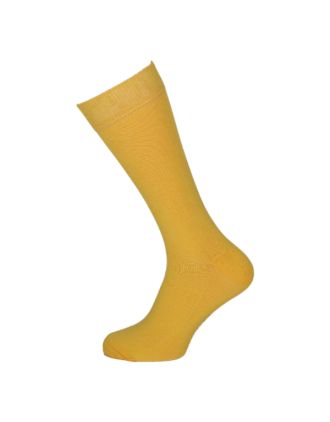 Ladies Plain Yellow Ankle Socks