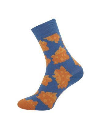 Cheese Design Ankle Socks SLA-3063