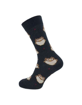 Owl Design Ankle Socks SLA-3073