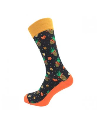 Ladies Ankle Pineapple Design Socks