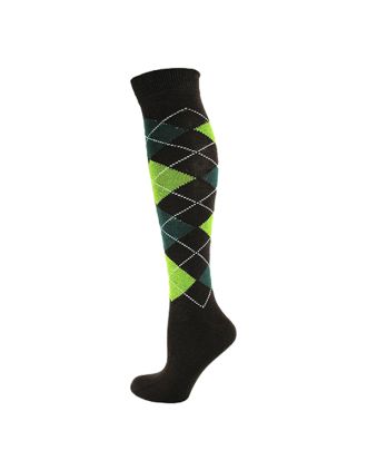 New Assorted Argyle Design Knee High Socks