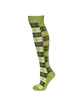Knee High Green Tartan