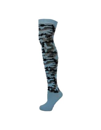 Women's Light Coloured Camouflage Assorted Over The Knee Socks