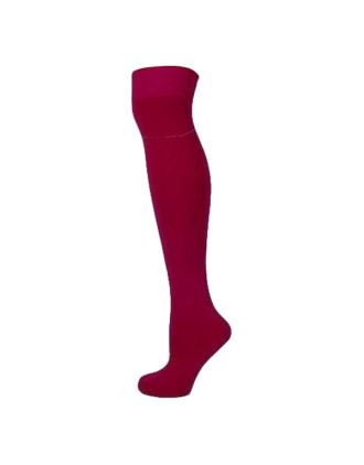 Plain Fushia Over The Knee Socks