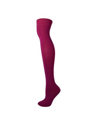 Dark Fuschia Over the Knee Socks