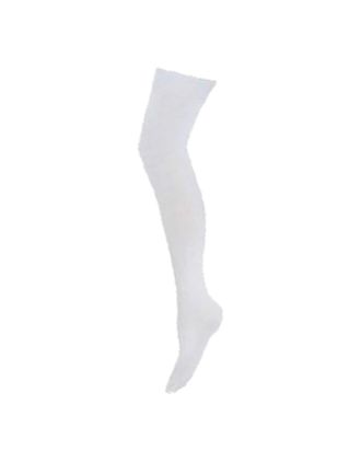 Over The Knee Plain White