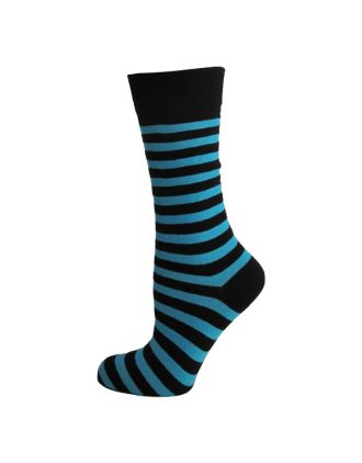 Men's Multicolour Thin Striped Ankle Socks