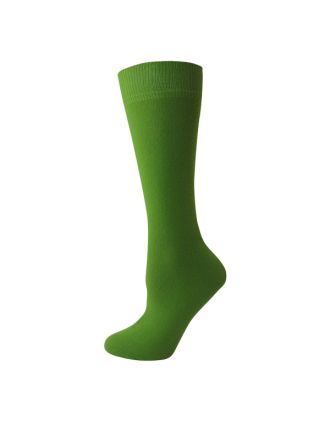 Men's Plain Lime Green Ankle Socks