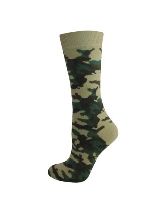 Men's Camouflage Beige Colour Ankle Socks