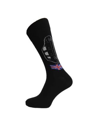 Mens Taxi Print Ankle Socks