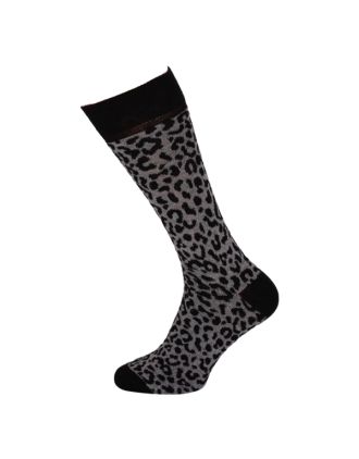 Men's Leopard Print Ankle Socks