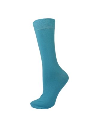 Mens Ankle Plain Mint Blue Ankle Socks