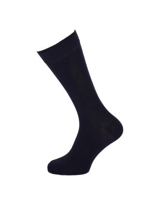 Men's Plain Navy Ankle Socks