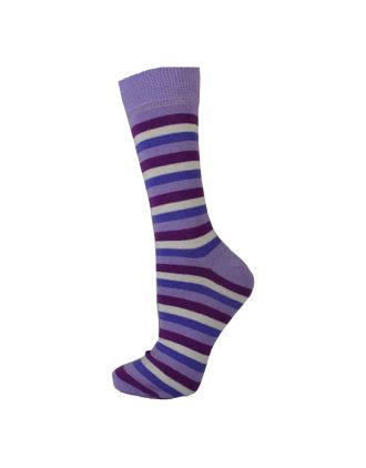 Men's Violet Rainbow Ankle Socks