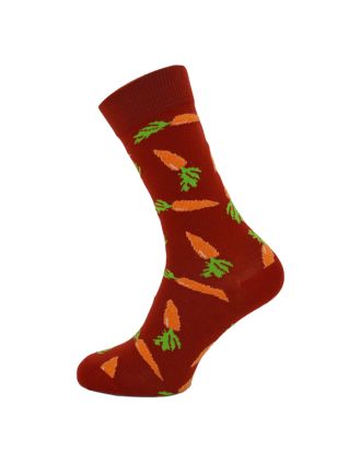 Carrot Design Men Ankle Socks