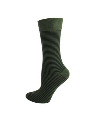 Men's Assorted Coloured Original Classic Striped Ankle Socks