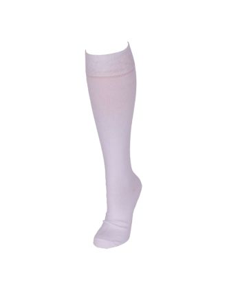 Men's Plain White Knee High Socks