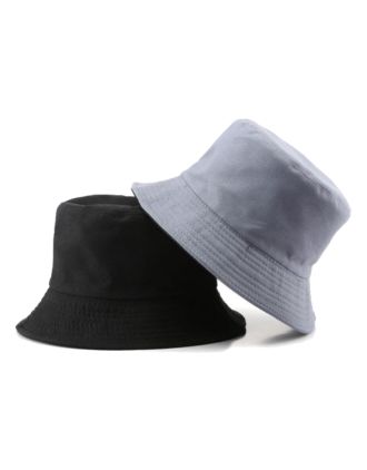 Reversible Smoke Grey Bucket Hats