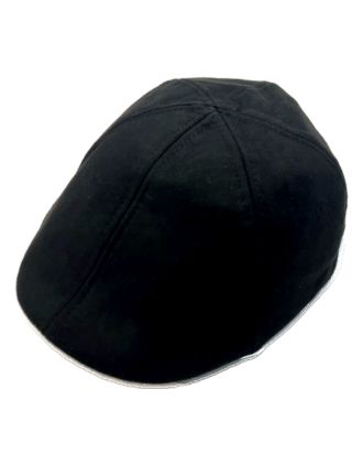 Black Suede Style Six Panel