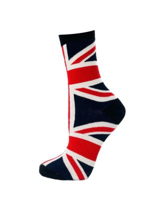 Big Union Jack Flag Woman Ankle Socks