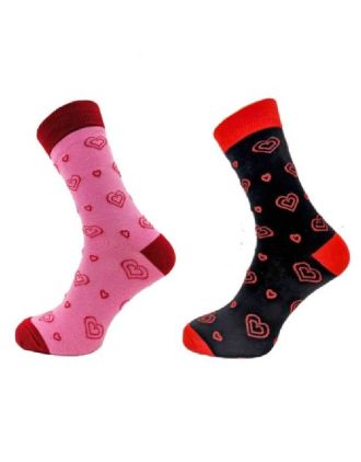 Ladies Assorted Small Hearts Ankle Socks