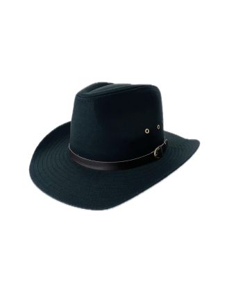 Black Wide Brim Cowboy Hats