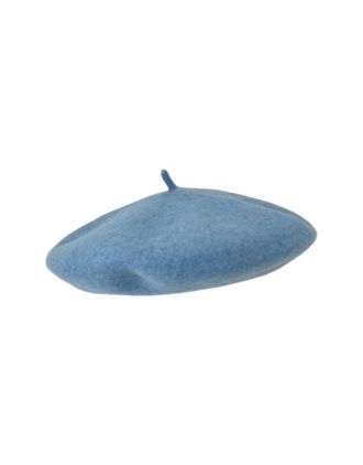 Baby Blue Wool French Beret