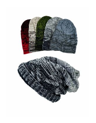 Assorted Slouchy Design Beanie (7)