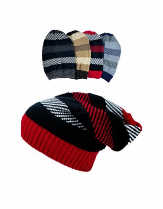 Assorted Colourful Beanie Slouchy Design